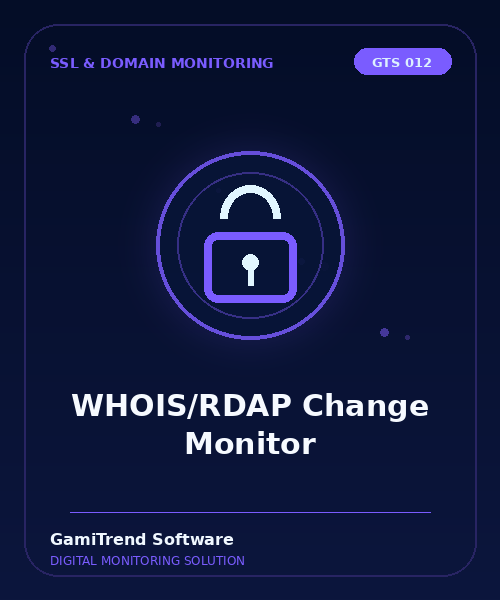 WHOIS/RDAP Change Monitor