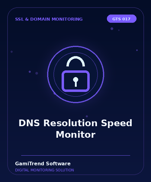 DNS Resolution Speed Monitor