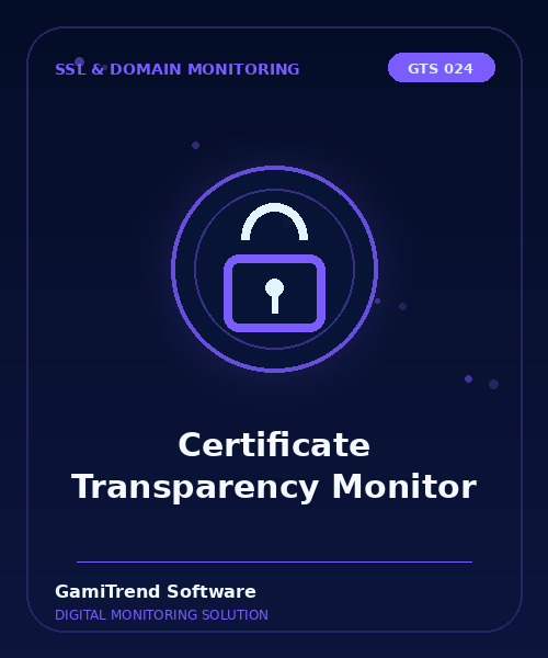 Certificate Transparency Monitor