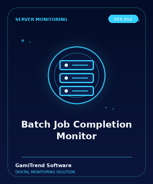 Batch Job Completion Monitor